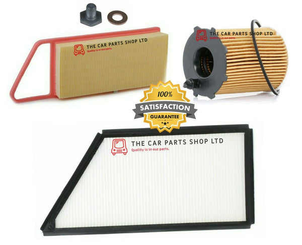 FOR PEUGEOT 206 STYLE 1.4 HDI MK1 SERVICE FILTERS KIT POLLEN AIR AND OIL + PLUG
