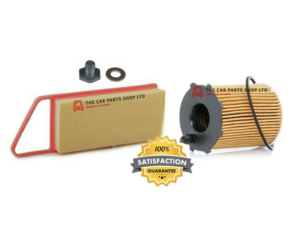 FOR PEUGEOT 206 STYLE 1.4 HDI MK1 SERVICE FILTERS KIT AIR AND OIL AND SUMP PLUG