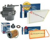 FULL BOSCH SERVICE FILTERS KIT FOR PEUGEOT 206 STYLE 1.4 HDI 2002-2009