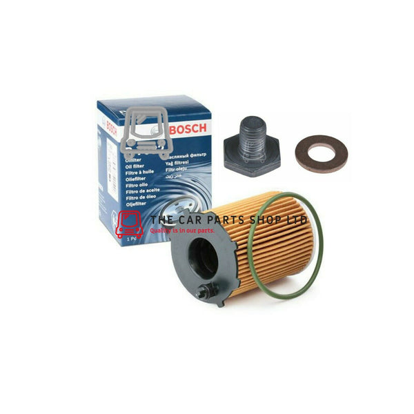 BOSCH SERVICE FILTER KIT FOR PEUGEOT 206 STYLE 1.4 HDI BOSCH FILTER & PLUG OEM