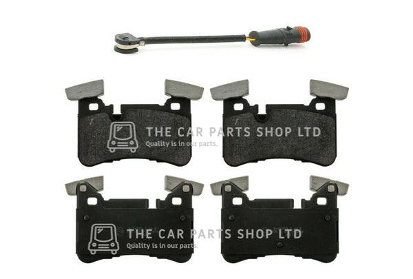 FOR MERCEDES C63 AMG W204 REAR BRAKE PADS & WEAR SENSOR LEAD