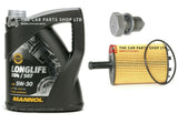 FITS SKODA ROOMSTER 1.4 TDI MK1 SERVICE KIT 5L LONGLIFE OIL & OIL FILTER + PLUG