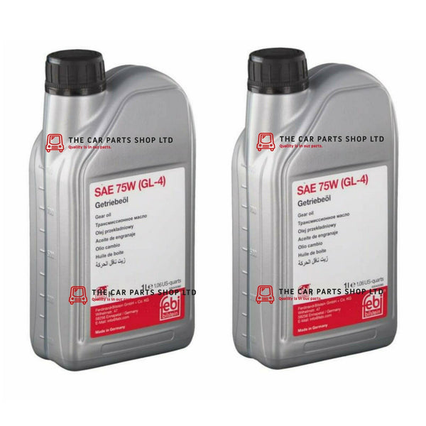 FOR VW GOLF MK6 1.4 TSI 7-SPEED DUAL CLUTCH 75W FEBI TRANSMISSION FLUID 2L