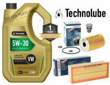 TO FIT VW CADDY MK3 C20 TDI BOSCH SERVICE KIT 5L 507 OIL & BOSCH AIR OIL FILTER