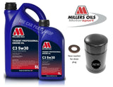 FOR HYUNDAI SANTA FE 2.2 CRDI 2006-2009 BOSCH SERVICE KIT 6L LONGLIFE OIL