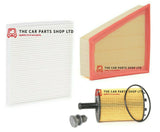FITS SKODA ROOMSTER 1.4 TDI MK1 SERVICE FILTERS KIT AIR OIL CABIN NEW & PLUG