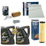 BOSCH SERVICE KIT FOR MERCEDES E320 3.2 CDI W211 10L OIL + AIR OIL CABIN + PLUG