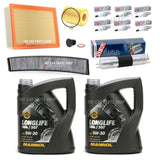 FOR BMW 330CI 3.0 E46 FULL SERVICE KIT 10L ENGINE OIL & FILTERS & NGK PLUGS NEW
