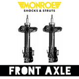 FOR HONDA CIVIC MK8 1.8 I-VTEC FRONT AXLE MONROE SHOCK ABSORBERS PAIR