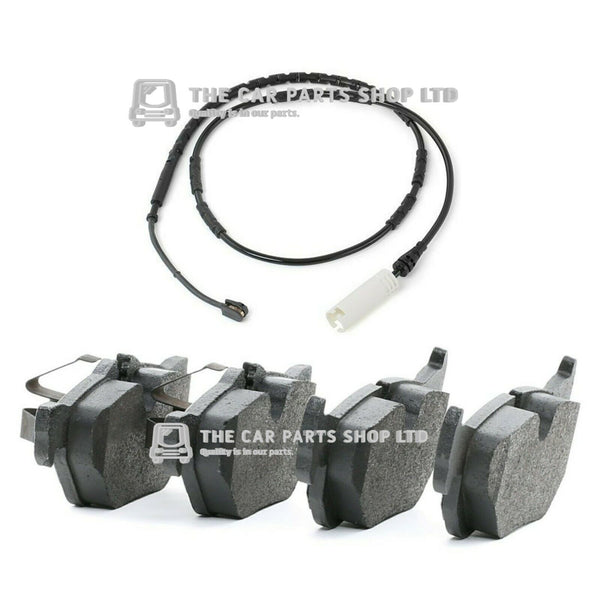 FOR BMW 118D E87 REAR BRAKE PADS AND WARNING WIRE HIGH QUALITY NEW