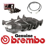 TO FIT BMW 118D E87 REAR BREMBO BRAKE PADS AND WEAR SENSOR BRAND NEW