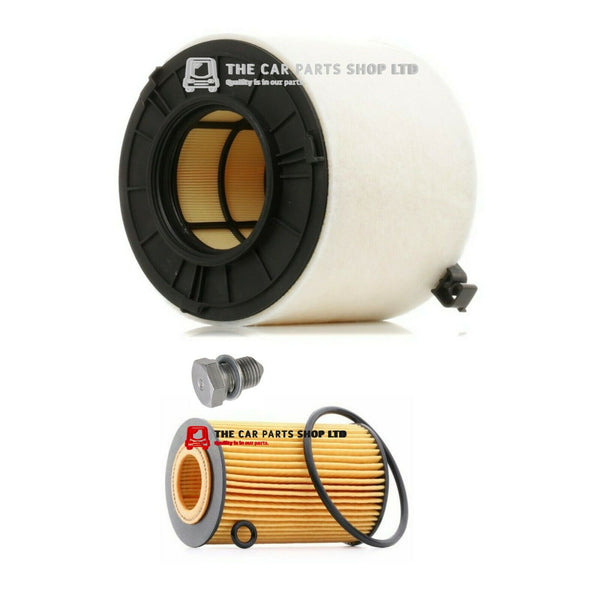 FOR AUDI A4 MK5 2.0 TDI B9 SERVICE FILTERS KIT AIR AND OIL FILTER NEW SUMP PLUG
