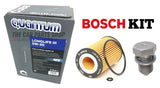 BOSCH SERVICE KIT TO FIT AUDI A4 MK5 2.0 TDI (B9) 5L QUANTUM OIL & BOSCH FILTER