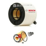 BOSCH SERVICE FILTERS KIT TO FIT AUDI A4 MK5 2.0 TDI BOSCH OIL AND AIR FILTER OE
