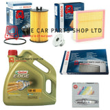 FITS VAUXHALL CORSA D 1.2 MK3 FULL BOSCH SERVICE KIT WITH 4L CASTROL EDGE 5W-40