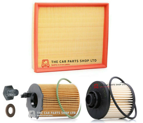 FOR PEUGEOT 308 1.6 BLUEHDI ACTIVE MK2 SERVICE FILTERS KIT FUEL AIR AND OIL KIT