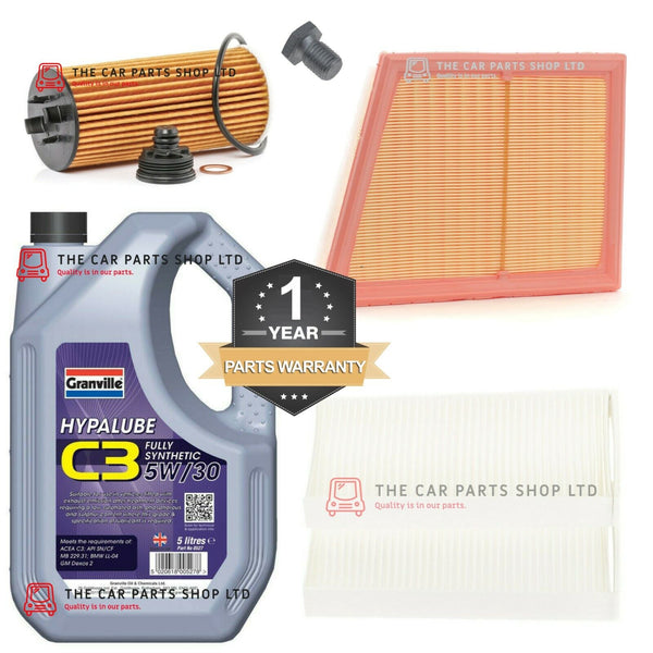 FOR MINI COOPER 1.5 PETROL F56 SERVICE KIT 5L OIL & FULL FILTER KIT + SUMP PLUG