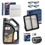 FOR HONDA JAZZ I-VTEC MK3 FULL BOSCH SERVICE KIT 5L OIL & BOSCH KIT BOSCH PLUGS