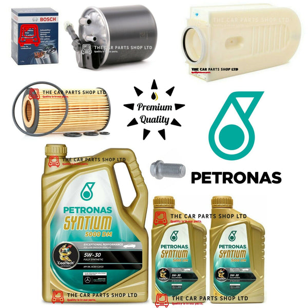 FOR MERCEDES E220 2.1 CDI AMG SPORT SERVICE KIT 7L PETRONAS + FUEL OIL & AIR KIT