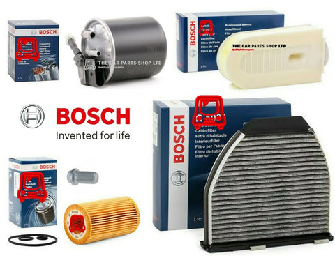FOR MERCEDES E220 2.1 CDI AMG FULL BOSCH SERVICE FILTERS KIT OE QUALITY