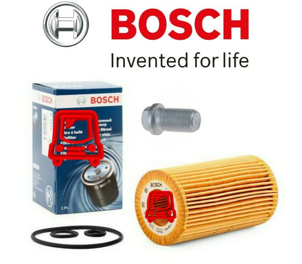 BOSCH OIL FILTER & PLUG FOR MERCEDES E220 2.1 CDI AMG BOSCH SERVICE FILTER KIT