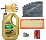FOR VW GOLF MK5 GT TDI SERVICE KIT WITH TECHNOLUBE 5W30 5L & 3 FILTERS NEW