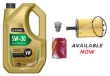 FOR VW GOLF MK5 GT TDI SERVICE KIT WITH LONGLIFE 5W30 WITH NEW OIL FILTER & PLUG