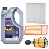 FOR VAUXHALL COMBO D 1.3 DIESEL SERVICE KIT 5L OUL & 3 FILTERS + PLUG