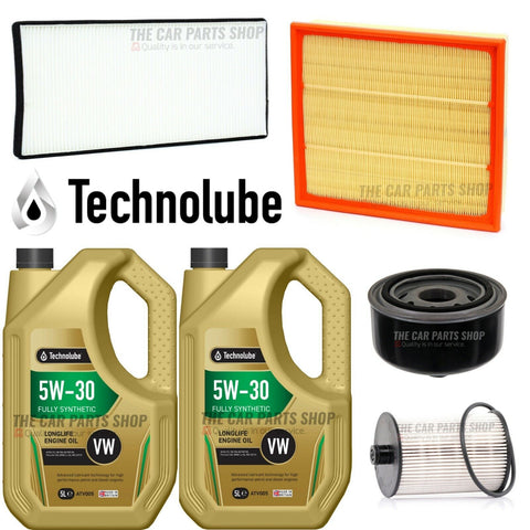 FITS VW LT 2.8 MK2 FULL SERVICE KIT 10L TECHNOLUBE 5W30 AND FULL FILTER KIT NEW