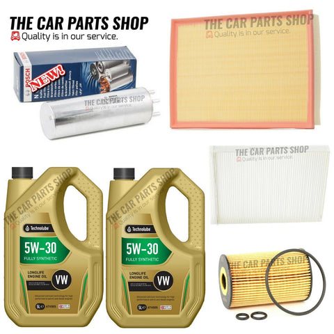 FITS VW TRANSPORTER 2.0 TDI 2009> FULL SERVICE KIT WITH BOSCH FUEL FILTER