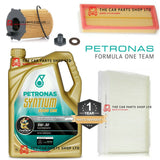 FOR PEUGEOT EXPERT 1.6 DIESEL SERVICE KIT 5L PETRONAS & OIL AIR CABIN FILTER