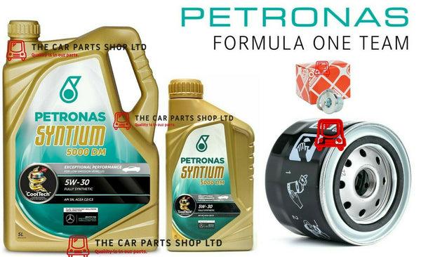 SERVICE KIT FOR IVECO DAILY 35S13 DIESEL 6L PETRONAS & OIL FILTER & DRAIN PLUG