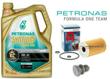BOSCH SERVICE KIT FOR AUDI A4 MK4 B8 BOSCH OIL FILTER WITH 5 LITRES PETRONAS OIL