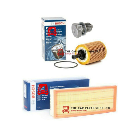 BOSCH SERVICE FILTERS KIT FOR AUDI A3 2.0 TDI MK2 BOSCH OIL & BOSCH AIR FILTER