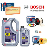 FOR PEUGEOT 407 MK1 BOSCH SERVICE KIT 6L GRANVILLE + FUEL OIL AIR BOSCH & PLUG