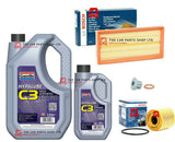 FOR PEUGEOT 407 MK1 BOSCH SERVICE KIT 6L GRANVILLE + BOSCH OIL & AIR FILTER NEW