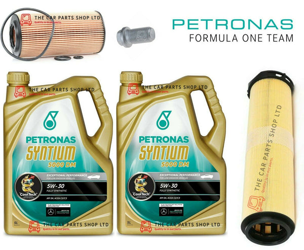 FOR MERCEDES E320 3.2 CDI W211 SERVICE KIT WITH 10L PETRONAS LONGLIFE 5W30