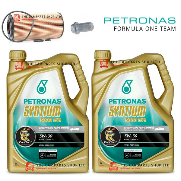FOR MERCEDES E320 3.2 CDI W211 SERVICE KIT WITH 10L PETRONAS & OIL FILTER PLUG