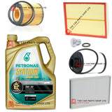 FOR VAUXHALL ASTRA H 1.9 DIESEL SERVICE KIT 5L PETRONAS - ALL FILTERS AND PLUG
