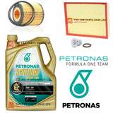 FOR VAUXHALL ASTRA H 1.9 DIESEL SERVICE KIT 5L PETRONAS OIL5W30 & 2 NEW FILTERS