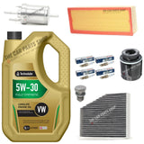 FOR VW SCIROCCO 1.4 TSI MK2 FULL SERVICE KIT WITH BOSCH SPARK PLUGS X 4
