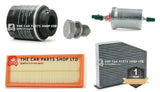 FOR VW SCIROCCO 1.4 TSI MK2 FULL SERVICE FILTERS KIT ALL FILTERS SHOWN IN IMAGE