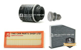 FOR VW SCIROCCO 1.4 TSI MK2 SERVICE FILTERS KIT AIR OIL CABIN SUMP PLUG