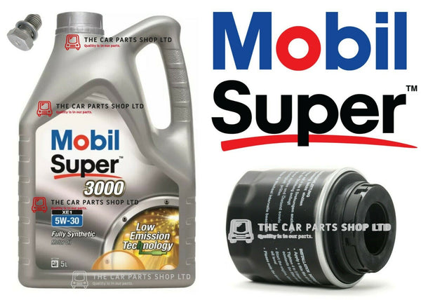 TO FIT VW SCIROCCO 1.4 TSI PETROL 08-15 SERVICE KIT 5L MOBIL 3000 & OIL FILTER