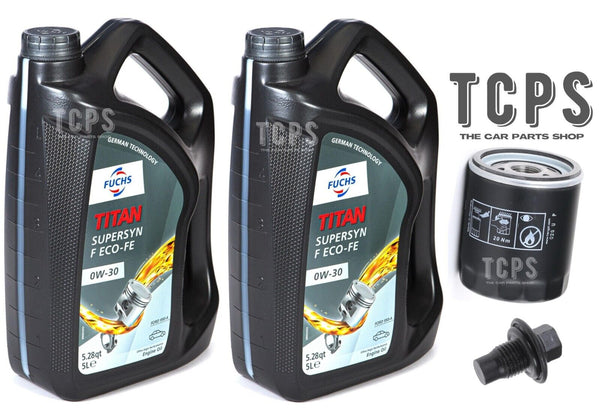FITS FORD TRANSIT CUSTOM 2.0 SERVICE KIT 10L 0W30 OIL AND NEW FILTER SUMP PLUG