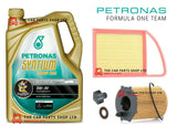 FITS PEUGEOT 3008 1.6 HDI FULL SERVICE KIT 5L PETRONAS 5W30 & AIR OIL FILTER KIT
