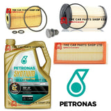 FITS VW CADDY C20 1.6 DIESEL MK3 SERVICE PACK 5L PETRONAS 5W30 & OIL AIR FUEL OE
