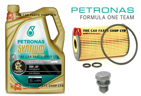 FITS VW CADDY C20 1.6 DIESEL MK3 SERVICE PACK 5L PETRONAS OIL & OIL FILTER PLUG