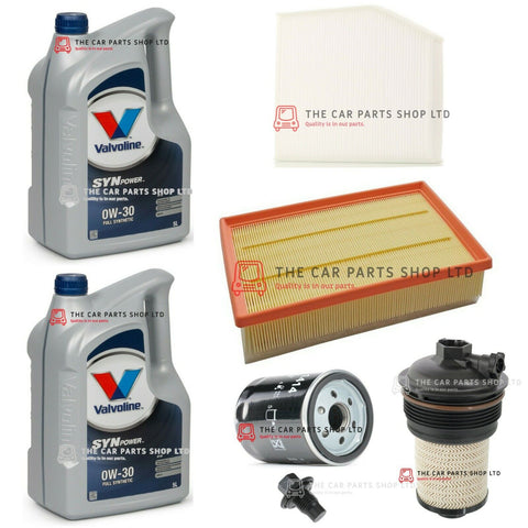 FULL SERVICE KIT FITS FORD TRANSIT CUSTOM 2.0 MK8 2016> WITH 10L VALVOLINE 0W30