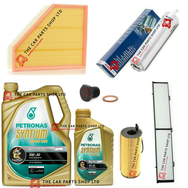 FITS BMW 118D E82 2007-2012 FULL SERVICE KIT WITH 6L HIGH QUALITY PETRONAS 5W30